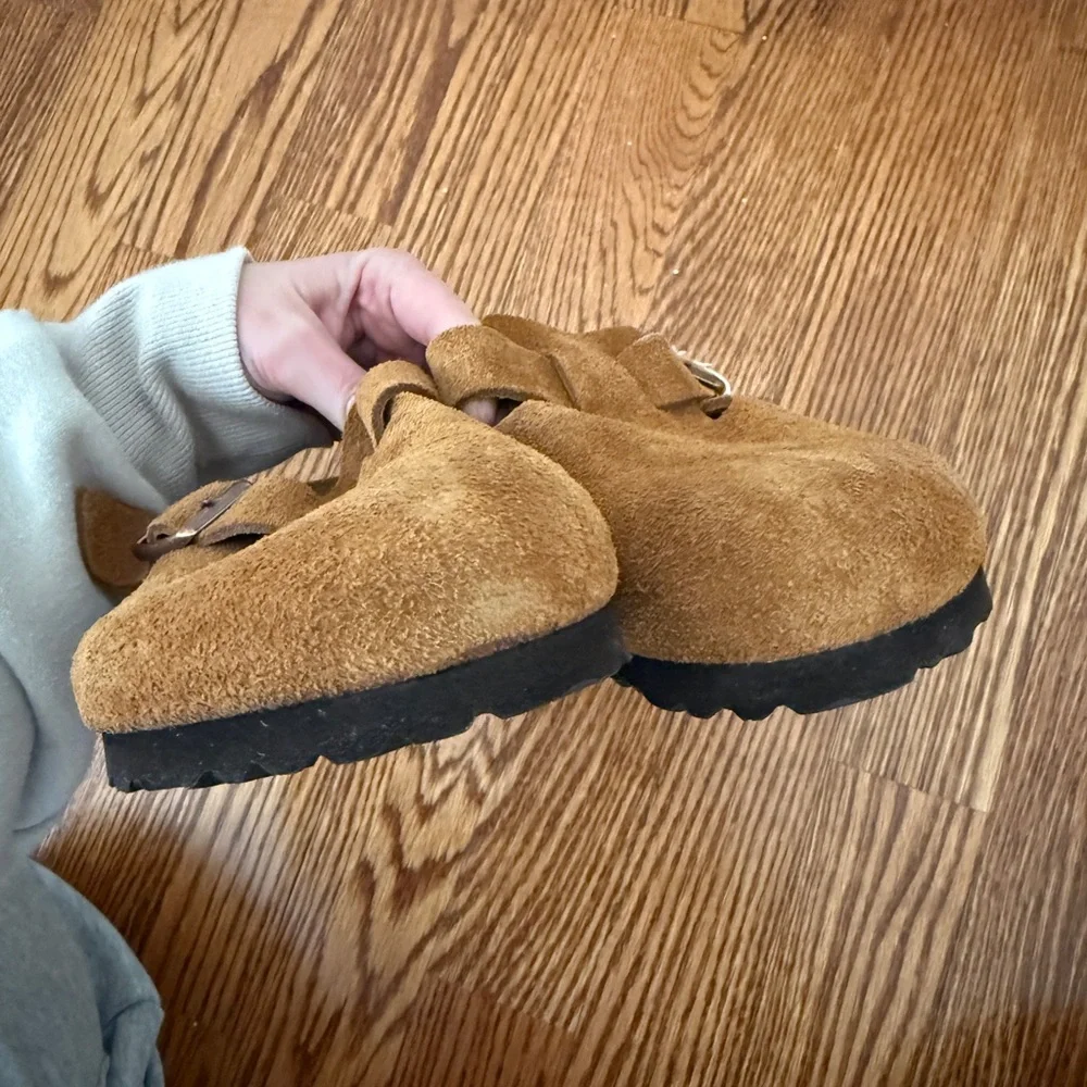 Birkenstock Boston Suede Clogs - Mink 37 - NWOB - Picture 5 of 6